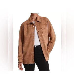 Bagatelle Faux Suede Shacket Jacket, New with Tags and comfy on. Size : M